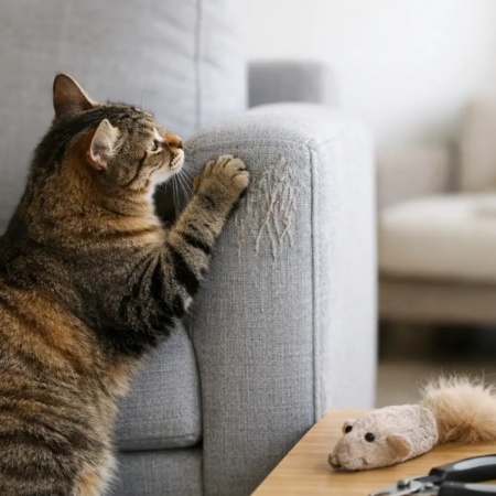 Cat Scratching Behavior Guidance and Furniture Protection Plan