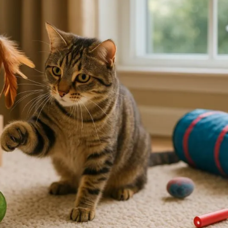 Cat Nighttime Routine Adjustment and Environmental Enrichment Plan